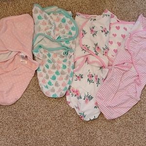 Velcro swaddles-set of 5